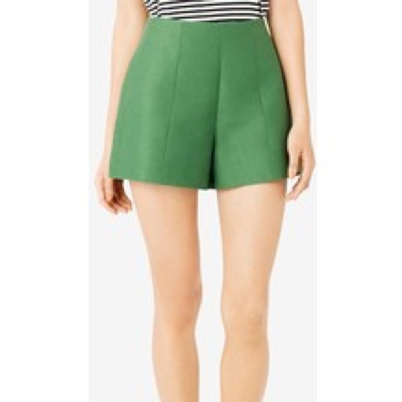kate spade Pants - Kate Spade Saturday Green Linen Shorts